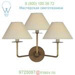 Visual Comfort Kelley 3-Light Wall Light NW 2070BSL-L, настенный светильник бра