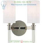 6312-PN Wylie 2 Light Wall Sconce Hudson Valley Lighting, настенный светильник бра