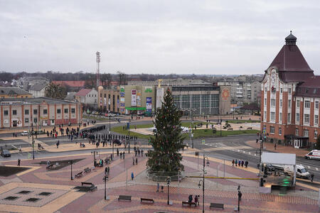 В Гусеве Калининградской области реконструирована центральная площадь