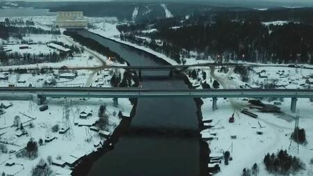 В Мурманской области на трассе Р-21 «Кола» построен новый мост через канал Княжегубской ГЭС