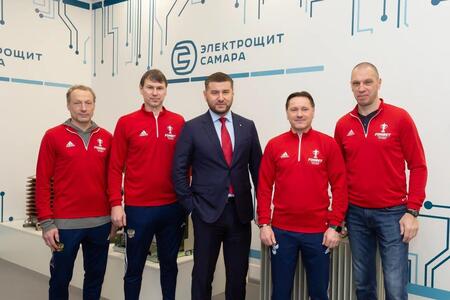 Электрощит Самара посетили амбассадоры FONBET Кубка России 