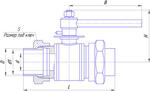 Кран шаровый штуцерный неразборный ЯГТ 50ШС.А.00.01.Б
