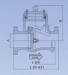 Поворотный обратный клапан с герметичным уплотнением ANSI 600, 900, 1500, 2500