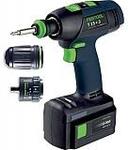 Аккумуляторная дрель Festool T 15+3 LI 3,0 Plus