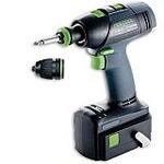 Аккумуляторная дрель Festool T 18+3 LI 3,0 Plus