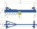 Краны подвесные однопролетные грузоподъемность 5,0 т