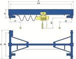 Краны опорные однопролетные г/п 1,0, 2,0 ,3,2 и 5,0 т