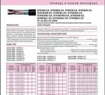Кабели монтажные гибкие с пластмассовой изоляцией КГМЭВЭВнг-ХЛ