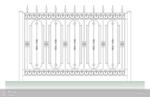 Кованый забор ОК-146