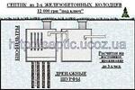 Септик из железобетона (вариант 2)