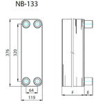 Пластинчатый теплообменник NB-133