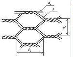 Шестиугольная сетка двойного кручения ТУ 14-178-351-98
