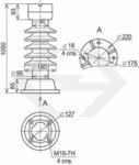 Изоляторы опорно-стержневые типов С4-450-I/II