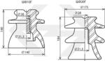 Изоляторы штыревые для воздушных линий электропередачи