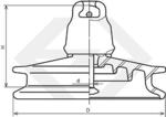 Изоляторы линейные подвесные двухкрылые типа ПСД