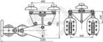 Подвесы многороликовые типа 2П6Р