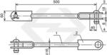 Штанга двойное ушко — двойное ушко 173