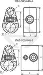 Зажим болтовой типа ПАБ